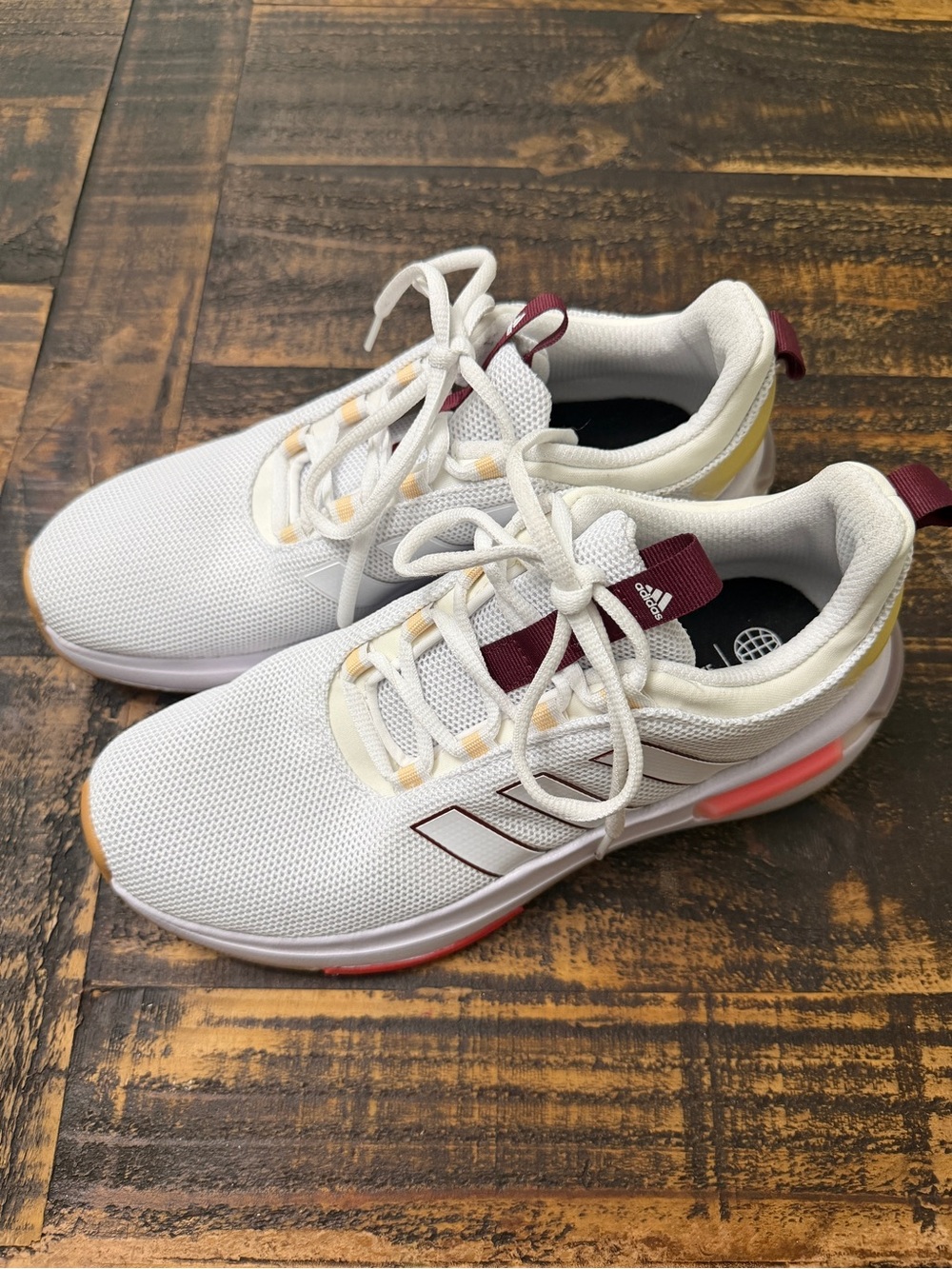 NWOT Adidas White Sneakers - Picture 4 of 4
